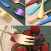 Venta al por mayor de fábrica serie 10 acero inoxidable punta de postre tenedor de fruta hogar restaurante transfronterizo Amazon con ventas calientes