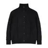 Suéter Cardigã de Tricô com Botões Estilo Americano Old Money Outono Inverno para Homens e Mulheres Sensação Retro Desgastada Tricô Preguiçoso