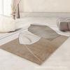 Alfombra nórdica de estilo nórdico para sala de estar, venta al por mayor, moderna y sencilla, para el hogar, para dormitorio, para mesa de centro completa