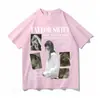 Camiseta de Taylor Swift en Stock Algodón Comercio Exterior Ropa de Mujer Estilo Europeo y Americano Transfronterizo Camiseta de Taylor Swift Manga Corta Mujer
