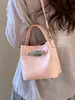 Bolsa Saco Casual Nova de Primavera 2026 Transfronteiriça com Toque de Luxo, Bolsa de Ombro Versátil, Bolsa Transversal de Moda de Nicho