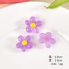 Resina Dibujos Animados Pequeña Joyería Luminosa Flor Pegamento Crema Carcasa de Teléfono Móvil Adhesivo para Refrigerador Vaso de Agua Agujero Zapatos Material Accesorios