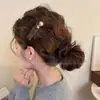 Grampo Lateral Clareador Outono/Inverno Feminino Retrô Sem Costura High-End Grampo para Franja Estilo Coreano Atmosfera Fashionável Grampo de Uma Palavra Acessórios de Cabelo