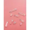PLP1-100-F Abertura 3mm Haste Guia de Luz Transparente Tampa de Luz Indicadora LED Patch com Marcas de Cartão Haste Guia de Luz de Cabeça Plana