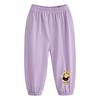 Pantalones antimosquitos para niños y niñas, pantalones finos de algodón para primavera y verano, pantalones casuales sueltos para bebés 2024