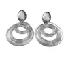 Pendientes de Primavera Retro Europeos y Americanos de Alta Gama con Estilo, Personalidad, Círculo de Moda, Pendientes de Moda Exagerados Tendencia Celebridad de Internet