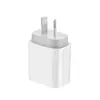 Carregador de Carregamento Rápido 20W para iPhone Celular Apple Venda Quente Transfronteiriça Padrão EUA Padrão Europeu Cabeça de Carregamento Rápido
