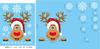Nuevas Pegatinas de Exportación Pegatinas de Pared Pegatinas Electrostáticas Pegatinas para Vidrio de Ventana Papá Noel Reno Regalo Decoraciones para Ventanas