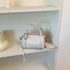 Mini bolso Boston multicolor, bolso cruzado de alta estética y exquisito para mujer, moda de estilo coreano, bolso de hombro y bolso de mano versátil
