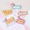Accesorios para el cabello luminosos hechos a mano de la marca Sanrio, llavero con cuerda para la cabeza, pegamento en crema, funda para teléfono, espejo, accesorios de resina.