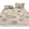 Funda de colchón acolchada de terciopelo de leche de invierno para dibujos animados para dormitorio, uso doméstico, tatami, colchón delgado acolchado, dormitorio, sábana con forro polar