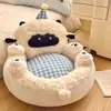 Cojín de asiento futón tatami caricatura oveja pequeña sofá dormitorio niños pequeños lectura sofá pequeño sentarse en el suelo persona perezosa tapete