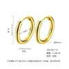 Aros de Oreja de Moda Transfronterizos al por Mayor en Stock para Mujer, Acero de Titanio, Lujo Ligero, Sensación de Alta Gama, Estilo Europeo y Americano, Estilo Ins, No se Desvanecen