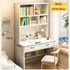 Combinação de escrivaninha e estante, escrivaninha estudantil para uso doméstico, escrivaninha para quartos de meninas, mesa de computador estreita para escritórios em quartos, projetada para ser colocada contra a parede