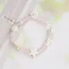 Pulseira de cerâmica de Jingdezhen por atacado antiga com miçangas popular pequena arte fresca doce nova joia de pulseira chinesa