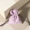 Fábrica de Origem Sacos de Joias com Cordão de Microfibra Escovada Suportam Hot Stamping de Padrões de Logotipo, Design Gratuito de Sacos de Joias de Microfibra