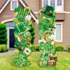 El St Más Vendido de Amazon. Decoración Colgante del Día de San Patricio, un Trébol Colgante para Decoración Interior y Exterior de Césped y Jardín