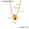 Colar clavícula com zircônia geométrica incrustada em formato irregular de roda-gigante feminino nicho aço inoxidável banhado a ouro em estoque