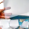 Película de PP Translúcida Mate Color Natural Doble Lija Plástico Succionador de Papelería Película de Plástico Moldeada Junta de PP Hoja de Aislamiento de PP