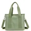 Bolso de Lona Estilo Bosque Multicompartimento Bolso de Mano para Mujer Estilo Japonés ins Estudiante Viaje Diario Bolso Tote Pequeño Trabajo Cruzado
