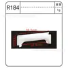 Revestimiento de guardabarros de coche fregadero de caída parabrisas soporte de alerón delantero soporte de parachoques placa decorativa hebilla