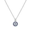 Nuevo Collar Ojo del Diablo Estilo Europeo y Americano para Mujer Cadena Clavícula Ojo Azul Moderna Versátil Moda Venta al por Mayor Colgante