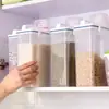 Recipiente de Arroz Estilo Japonês para Uso Doméstico, Pote de Armazenamento, Recipiente Selado à Prova de Insetos e Umidade para Farinha, Caixa de Armazenamento de Grãos, Ração para Gatos, Ração para Cachorros