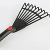 Ancinho de Plástico para Grama, Ancinho de Jardim para Folhas, Ferramenta de Jardinagem para Remoção de Folhas, Ancinho Espessado de Nove Dentes para Limpeza de Folhas Caídas e Plantas
