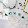 Decoración de Pastel para Hornear Cumpleaños Estrella Roja de Cinco Puntas Amor Fiesta Postre Inserto Corona Reflectante PU Enchufe