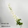 Materiais florais em tons de branco para salões de casamento, móveis para vitrines, adereços de flores de seda para decoração suave, arranjos de flores, marcadores de corredor, buquês artificiais atacado