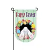 Bandera de Jardín de Pascua Transfronteriza Decoración de Patio Festivo Bandera Colgante de Conejo y Huevo Bandera de Poliéster Lino de Doble Cara Personalización