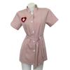 Uniforme de enfermera sexy puro lencería sexy tentación caliente falda de color puro juego de roles traje uniforme de cama mujeres