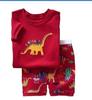 Ropa de estar para niñas y niños de manga corta, nuevo éxito de ventas transfronterizo, conjuntos infantiles con temática de camión de bomberos para niños pequeños y medianos