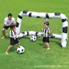 Procesamiento al por mayor PVC Niños Portería de Fútbol Inflable con Red Portería de Fútbol Césped Juego Juguete de Portería de Fútbol Inflable