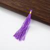Borla colgante de fábrica directa, anillo de tiro con borla pequeña, accesorios para marcapáginas, accesorios hechos a mano DIY, borla vertical de nudo chino
