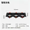 Carcasa de plafón empotrable transfronteriza para hoteles y supermercados, carcasa de downlight GU10, fabricante de soporte para portalámparas M16