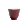 Taza de Té de Cerámica con Borde Floral, Color Sólido, Estilo Moderno Simple, Taza Individual, Paredes Delgadas, Jingdezhen