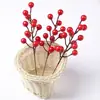 Fruta de Caqui Flor Artificial 7 Cabezas Ramas de Caqui Flor de Caqui Deseosa Adornos Decoración de Sala de Estar Decoración con Flores Secas