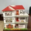Villa semi-acabada Enviada con bolsa Artículos funerarios y de memorial 1 de octubre Festival de Comida Fría Villa Edificio Casa pequeña de estilo occidental