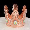 Nuevo Adorno para el Cabello de Aleación con Pedrería Corona Flor de Cumpleaños Adornos de Comercio Exterior Transfronterizo Originales Adorno para el Cabello Simple Europeo y Americano
