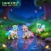 Nuevo Taburete de Unicornio Lindo, Decoración DIY de Micro Paisaje, Unicornio de Dibujos Animados, Adorno de Plástico