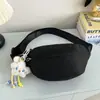 Bolso Casual Nuevo Simple Estilo Ins para Mujer, Lindo Bolso Cruzado de Pecho, Fresco y Versátil, Riñonera Ligera de Viaje para Niñas