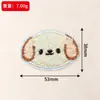 Toalla Suave de Cachorro Lindo Tela Bordada Pegatina Corazón Estrella Dibujos Animados Pegatina Bordada para Ropa Zapatos Bolsos Parche Decorativo DIY