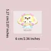 Pegatinas de cristal UV de cachorro conjunto Sanrio Vasos de vidrio para manualidades Papelería Pegatinas decorativas rasga que se pega logo de cristal
