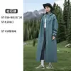 Nuevo Estilo Impermeable Cortavientos Integrado Impermeable para Adultos Portátil con Mangas Ropa de Abrigo Impermeable Antitormenta para Hombres y Mujeres Senderismo al Aire Libre