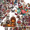 Compra directa transfronteriza de 50 calaveras de abeja reina del Día de Muertos, pegatinas decorativas creativas, calcomanías impermeables personalizadas y originales