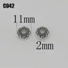 Tamaño Múltiple Vintage Vintage artesanía Xizang borla de plata gorra de hilo hecho a mano con cuentas gorra portaflores accesorios de joyería DIY material