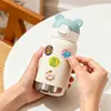 500 Pegatinas/Rollo Animales de Dibujos Animados Pegatinas de Graffiti de Ánimo 1 Pulgada 8 Imágenes Inglés Creativo Pegatinas de Sellado para Envoltura de Regalos