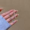 Exquisita Pulsera Romántica de Perlas de Amor con Estrella y Luna, Piedra Hao para Niña, Diseño de Personalidad Nicho Ins, Mejor Amiga, Joyería de Mano