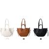 Versión Coreana Bolso de Axila de PU Reciclado Bolso de Bollo de Cuero Reciclado RPET Bolso de Mano de Cuero RPET Fábrica Personalizada